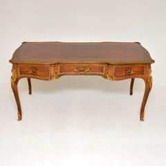 Antique French Ormolu Mounted Bureau Plat Desk