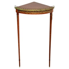 Antique French Ormolu Mounted Corner Table