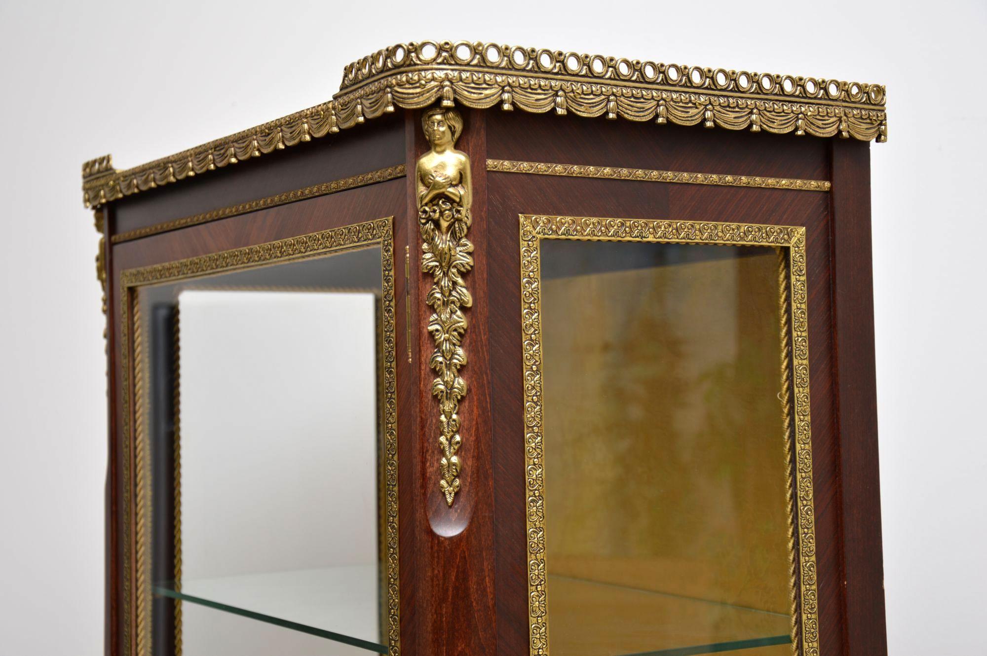 Antique French Ormolu-Mounted Display Cabinet 3