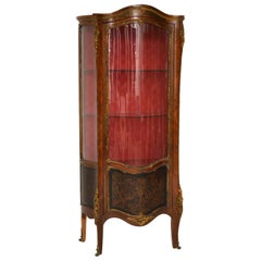 Antique French Ormolu Mounted Display Cabinet