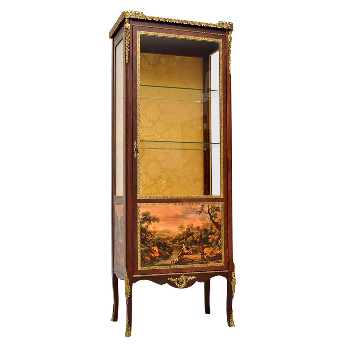 Antique French Ormolu-Mounted Display Cabinet