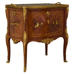 Antique French Ormolu Mounted Drinks Cabinet Attribuito a François Linke