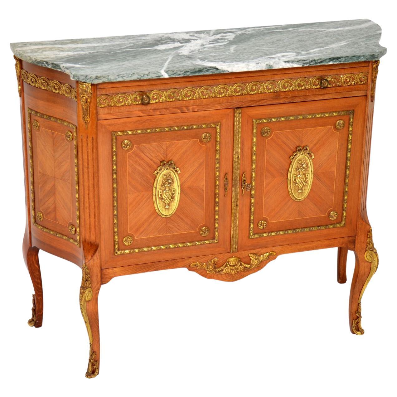 Antique French Style Ormolu Mounted Display For Sale at 1stDibs