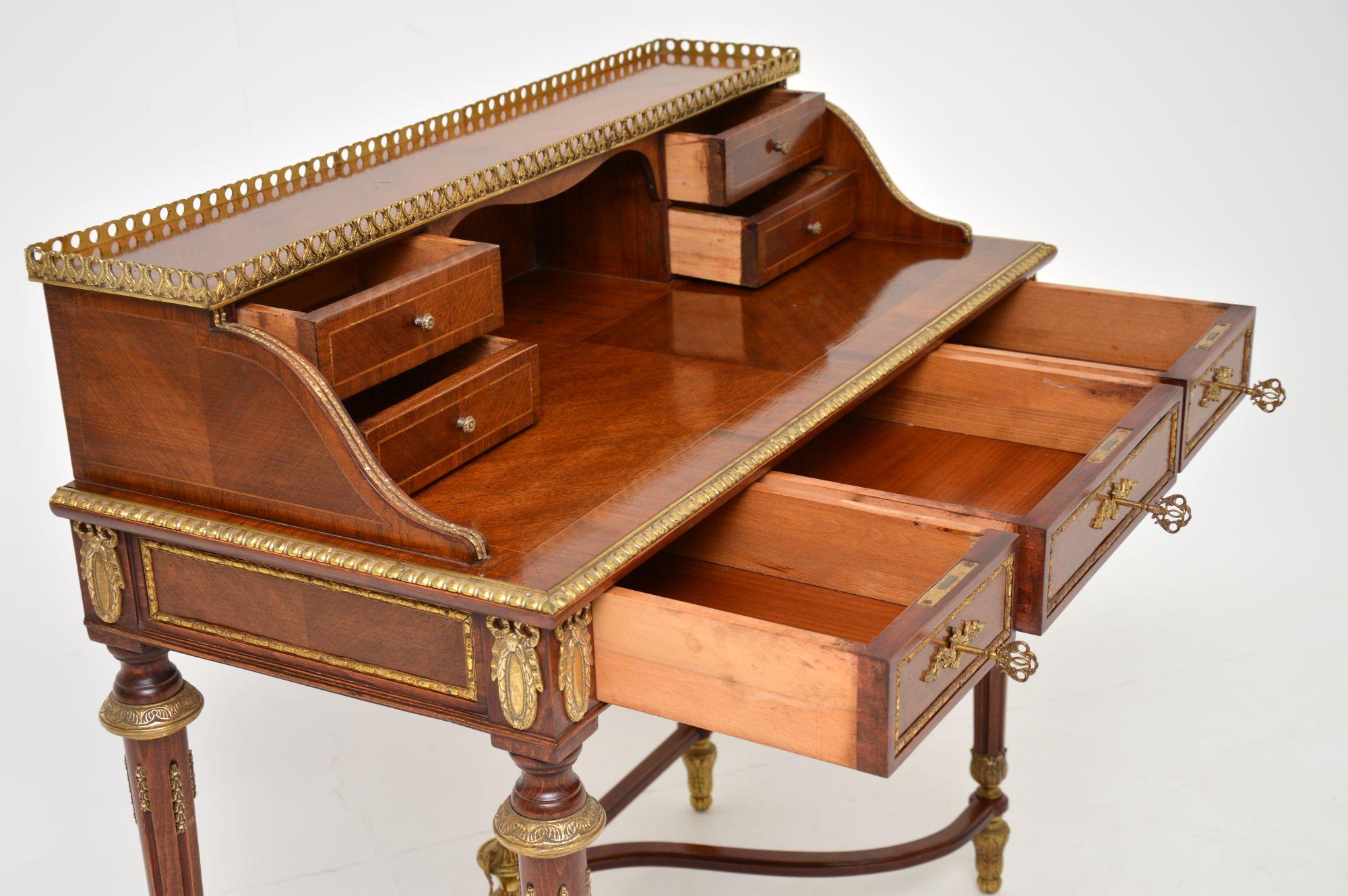 Antique French Ormolu Mounted Secretaire Desk 1