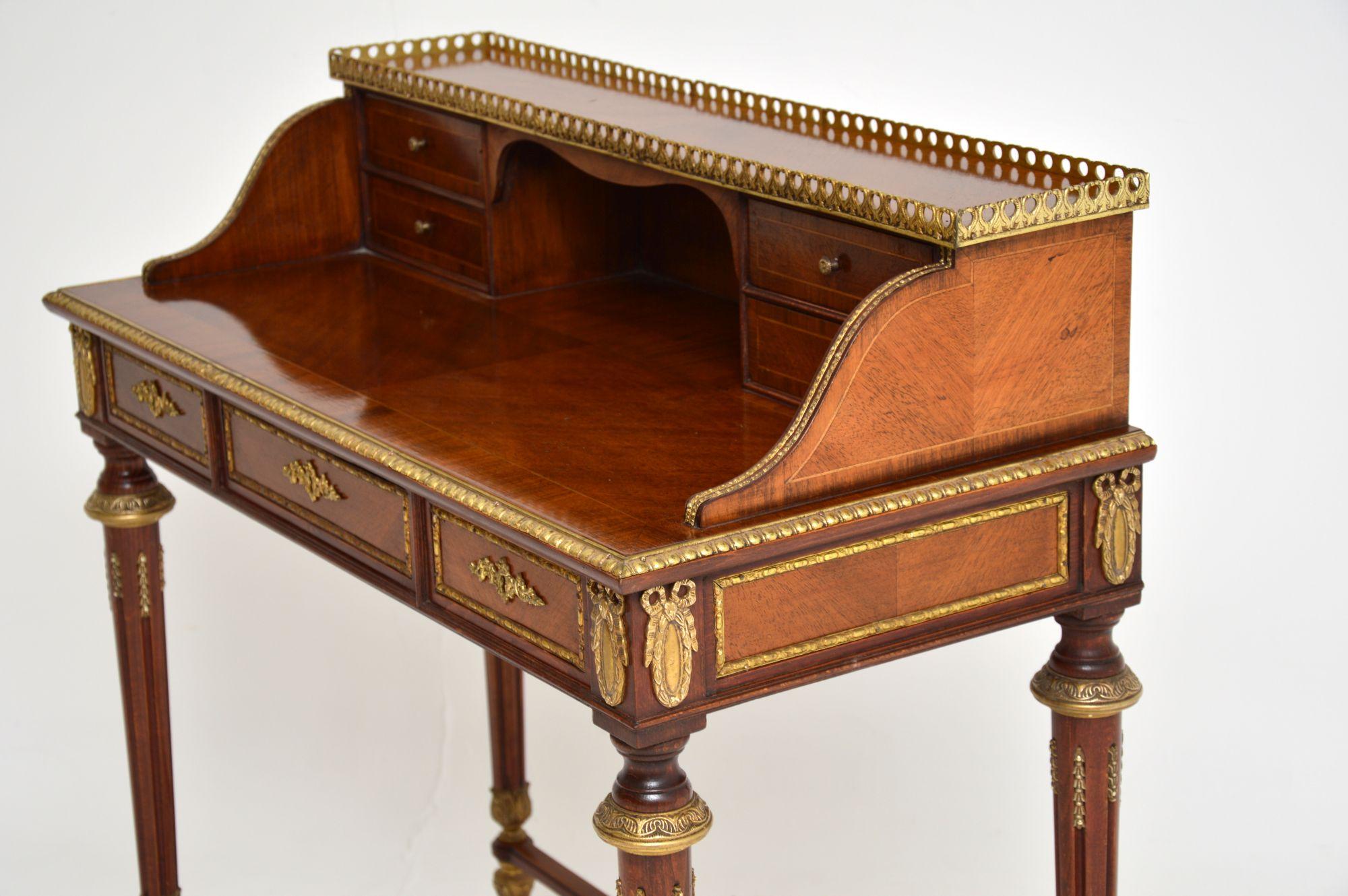 Antique French Ormolu Mounted Secretaire Desk 3