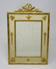 Antique French Ormolu Portrait Photo Picture Frame, 19th Century