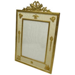 Antique French Ormolu Portrait Photo Picture Frame, 19th Century