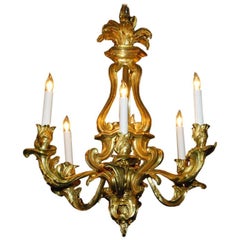 chandelier antique french ormulu bronze empire