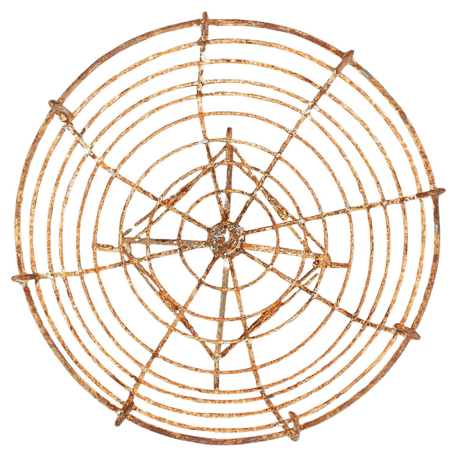 Début du 20ème siècle Paire de supports pour jardinières en fer ornemental français antique en vente