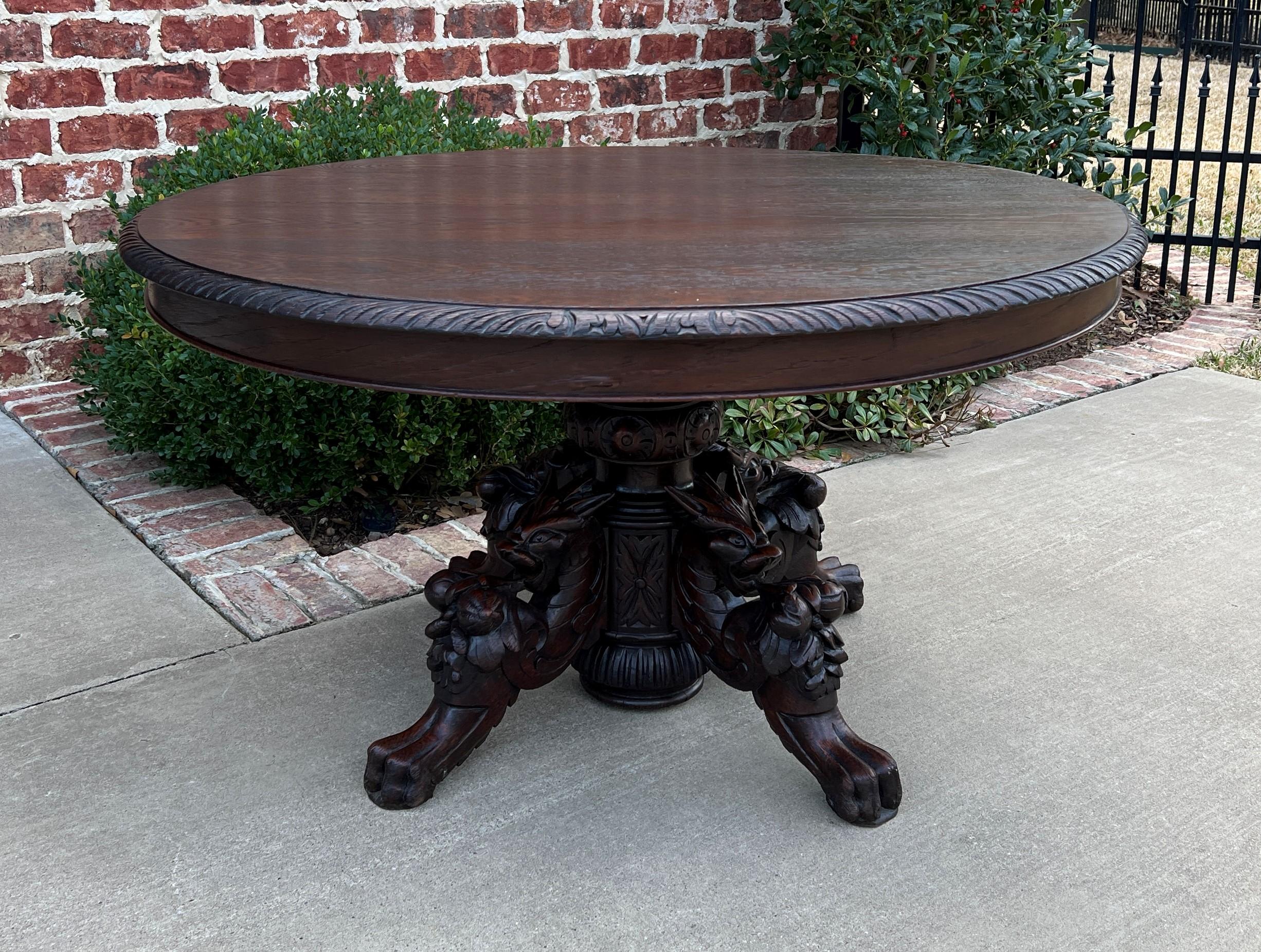 OUTSTANDING Antique French Oak BLACK FOREST 
