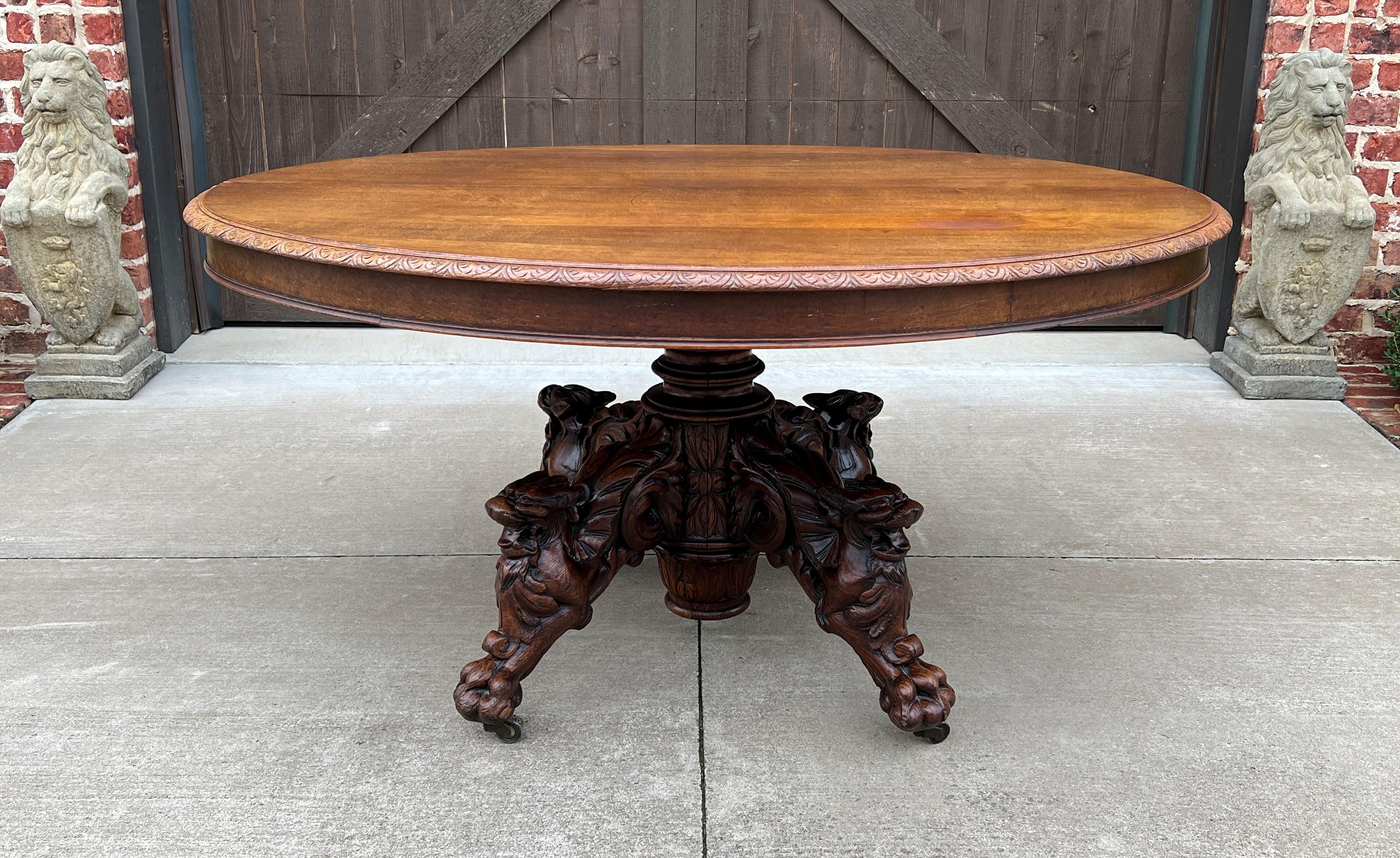 Outstanding antique French oak black forest 