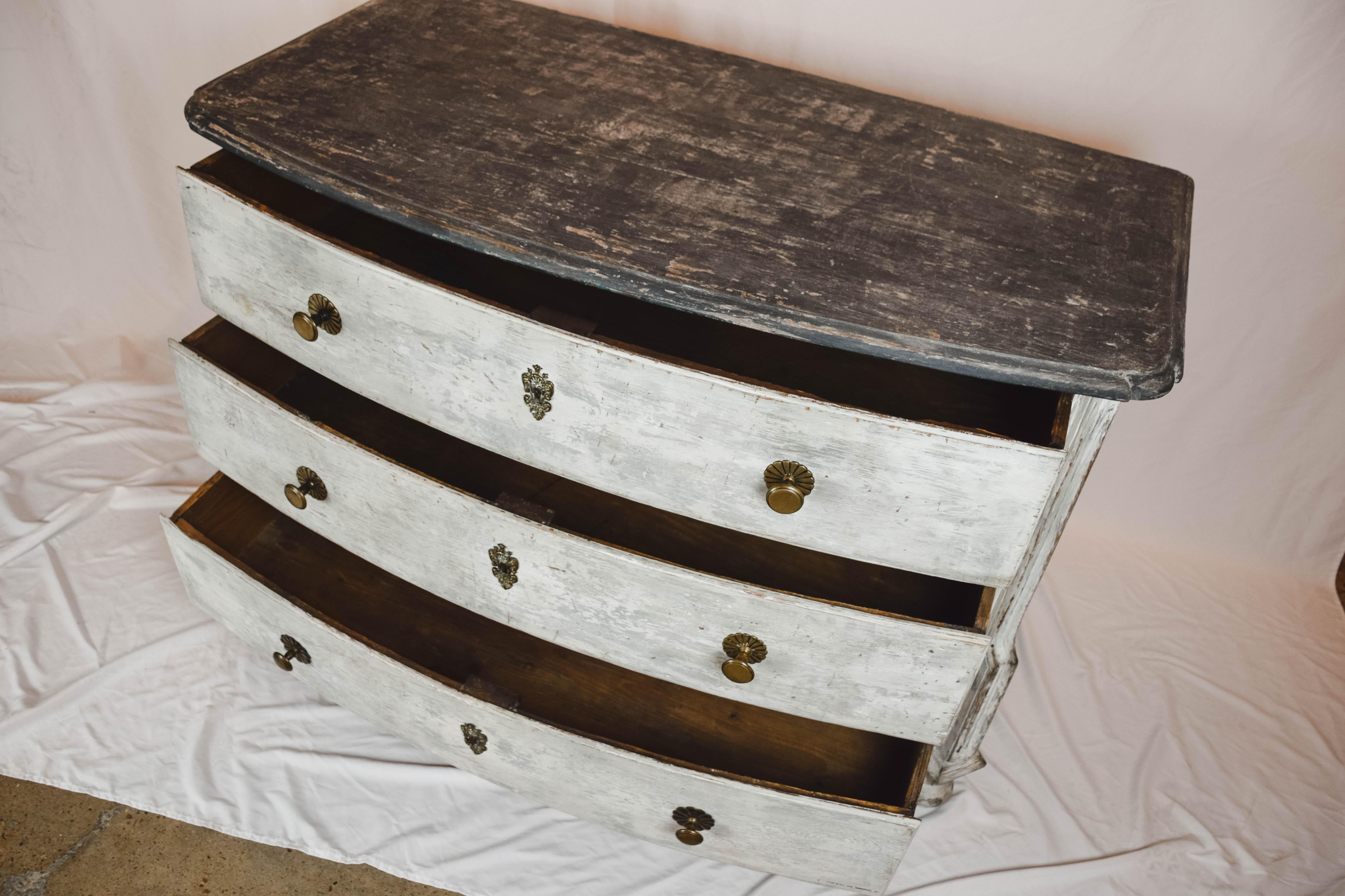 Antique French Painted Chest of Drawers 6
