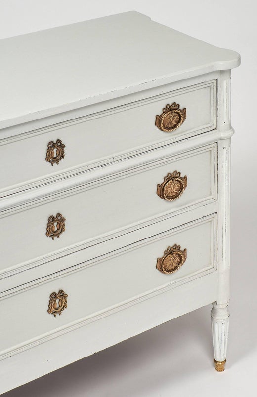 Antique French Painted Chest Of Drawers At 1stdibs