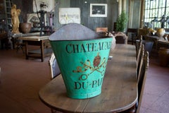 Antique French Painted Grape Hotte/Hod