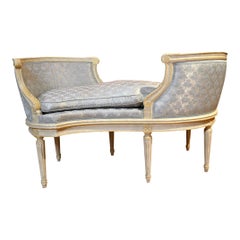 Antique French Painted Loveseat