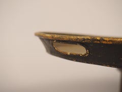 Antique French Painted Napoleon III Serving Tray, Circa 1870