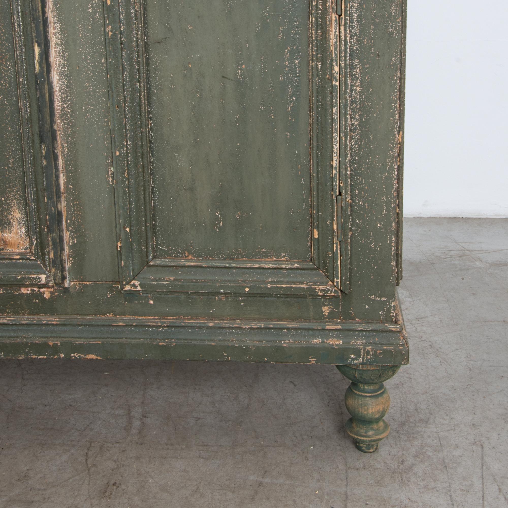 Antique French Painted Shop Counter 4
