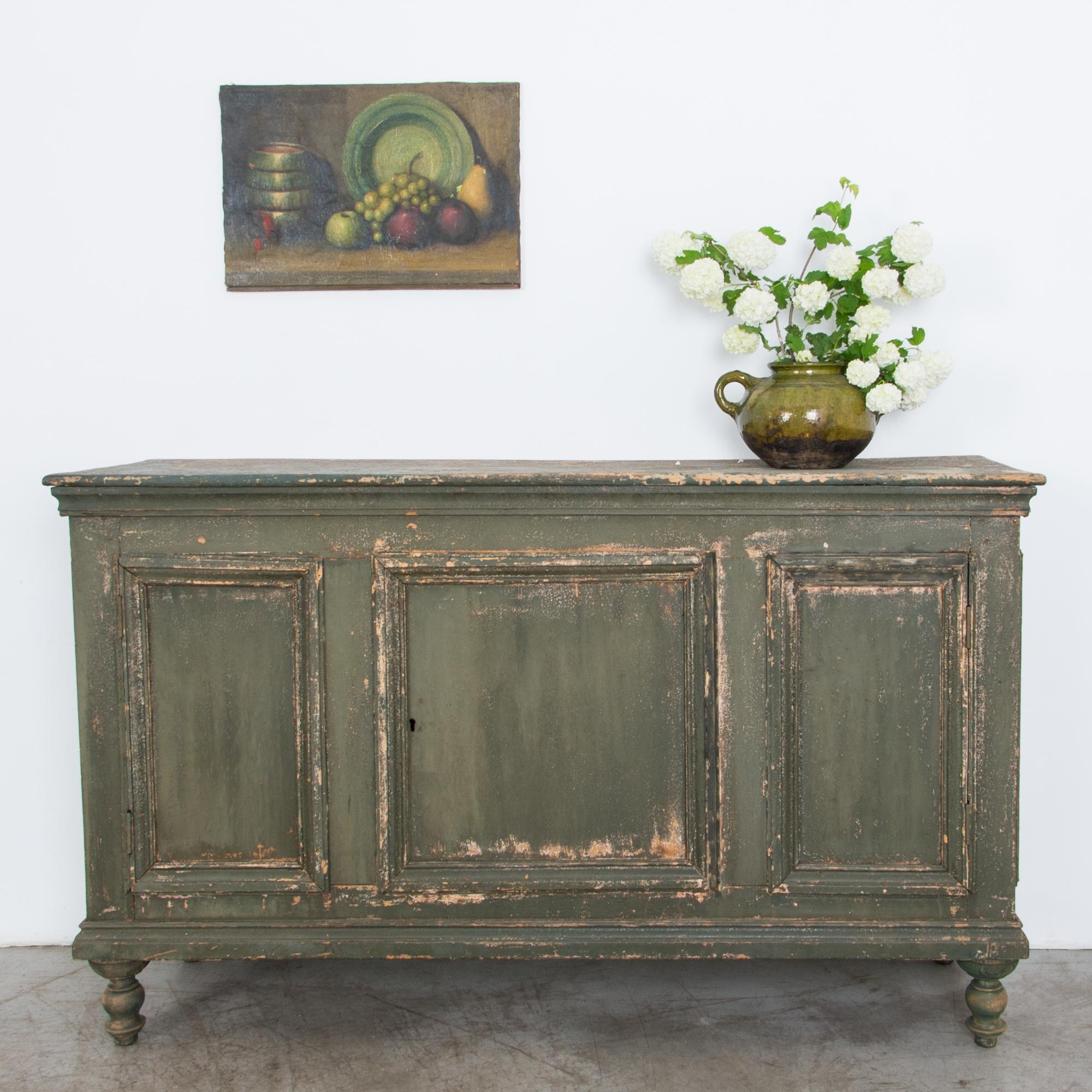 Antique French Painted Shop Counter 6