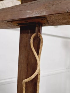 Antique French Painting Easel with Rack by Bonhomme Paris