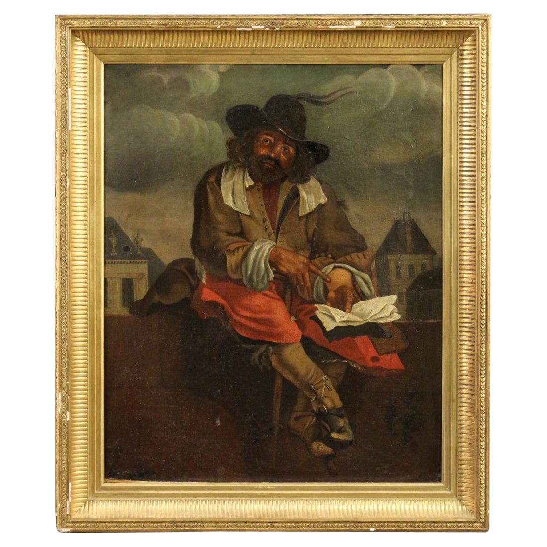 Antique French Painting from the Early 19th Century For Sale