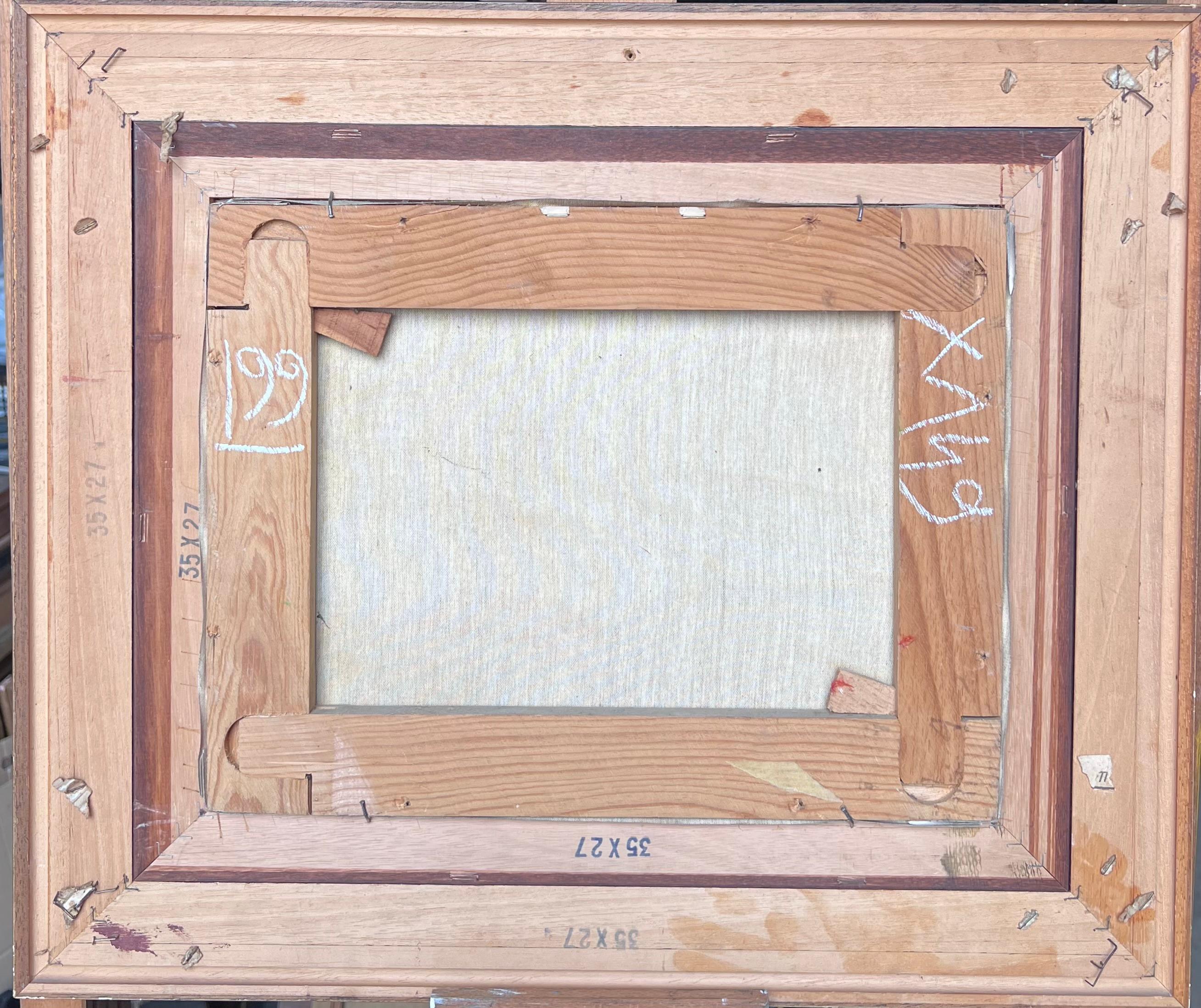 Sie nach Hause führen
Französische Schule, Mitte des 20. Jahrhunderts
undeutlich unterzeichnet 
Öl auf Leinwand, gerahmt
Gerahmt: 18 x 21 Zoll
Leinwand: 11 x 14 Zoll
Provenienz: Privatsammlung, Frankreich
Zustand: sehr guter Zustand.

Für weitere