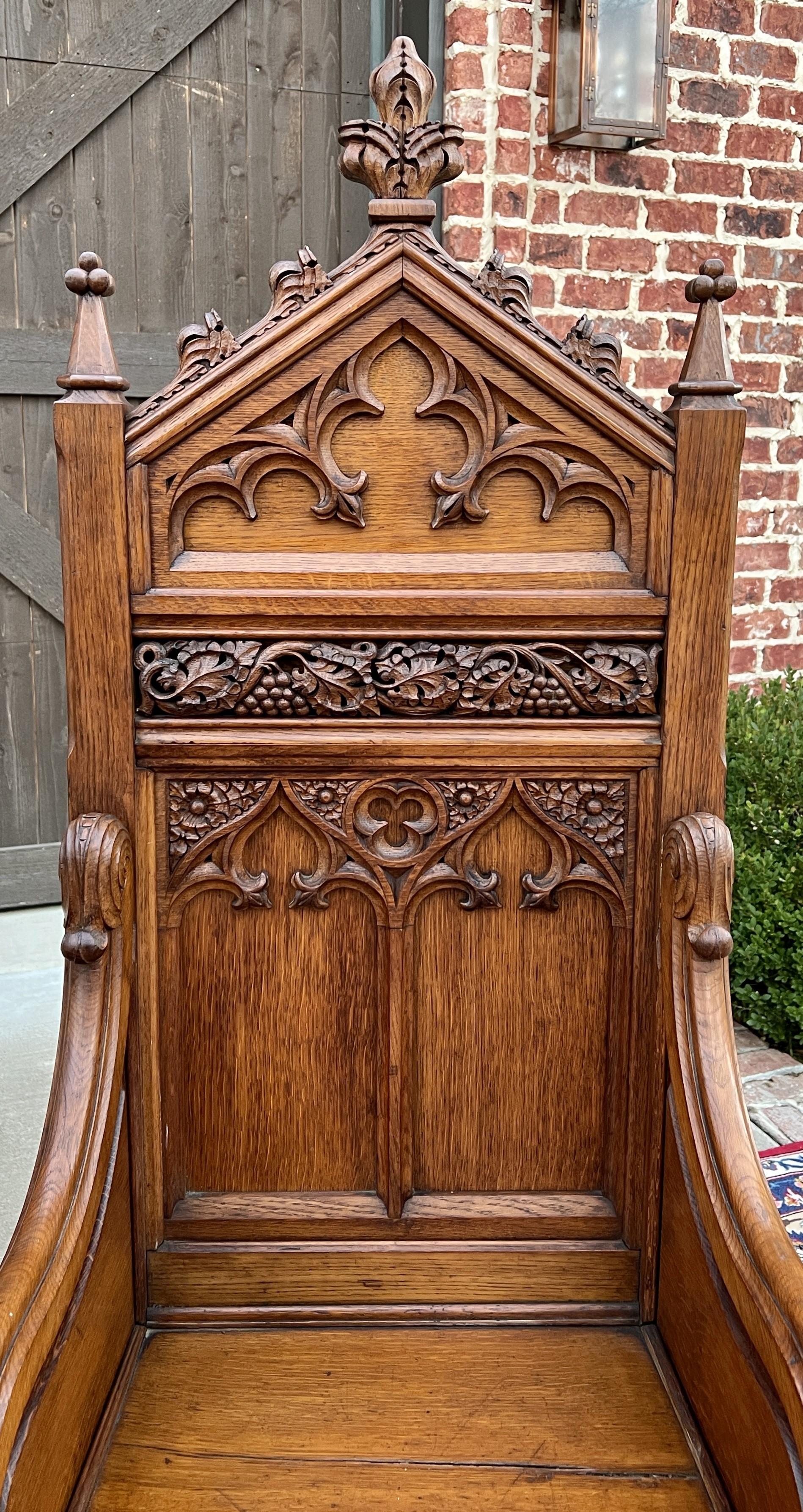 antique bishop's chair