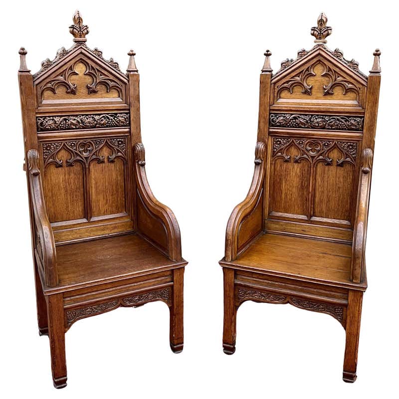 Gothic Revival Seating - 155 For Sale at 1stDibs | gothic rocking chair ...
