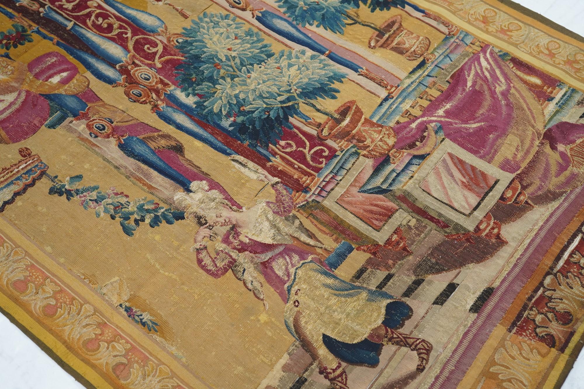 Antiker französischer Wandteppich Teppich (18. Jahrhundert und früher) im Angebot