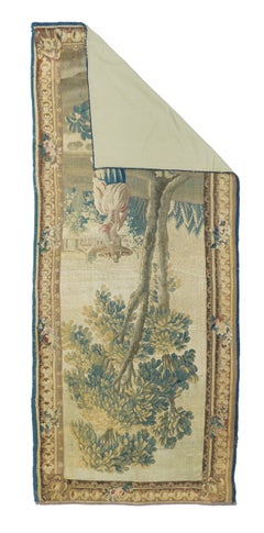 Antique French Panel Tapestry Rug 3'8'' x 8'10''
