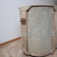 Antique French Paneled Bath Tub or Planter