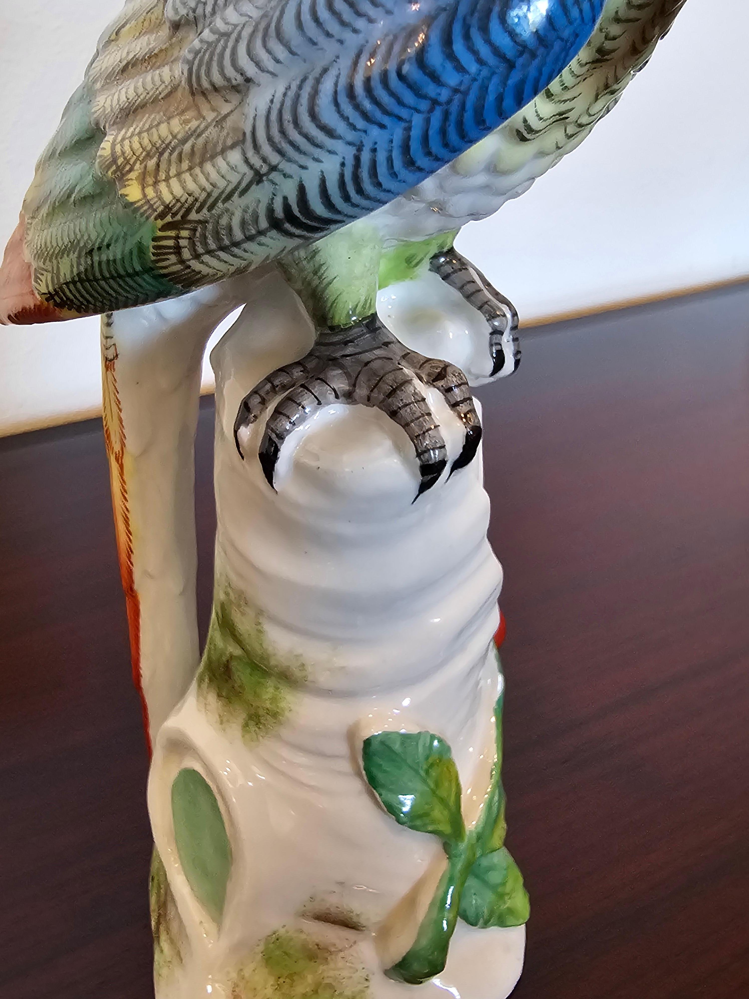Antique French Paris Porcelain Bourdois & Bloch Figura de loro estilo Meissen en venta 2