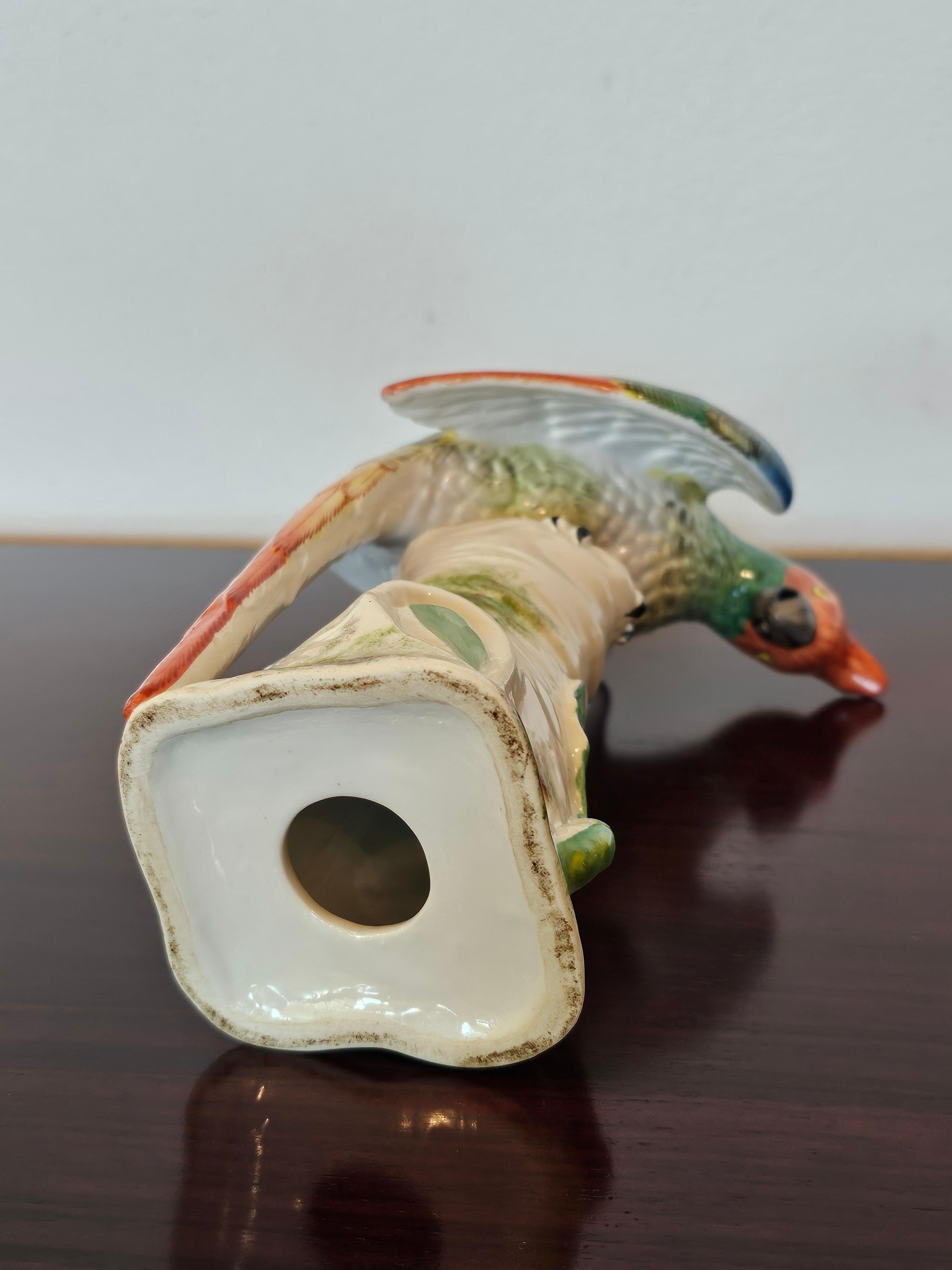 Antique French Paris Porcelain Bourdois & Bloch Figura de loro estilo Meissen en venta 11