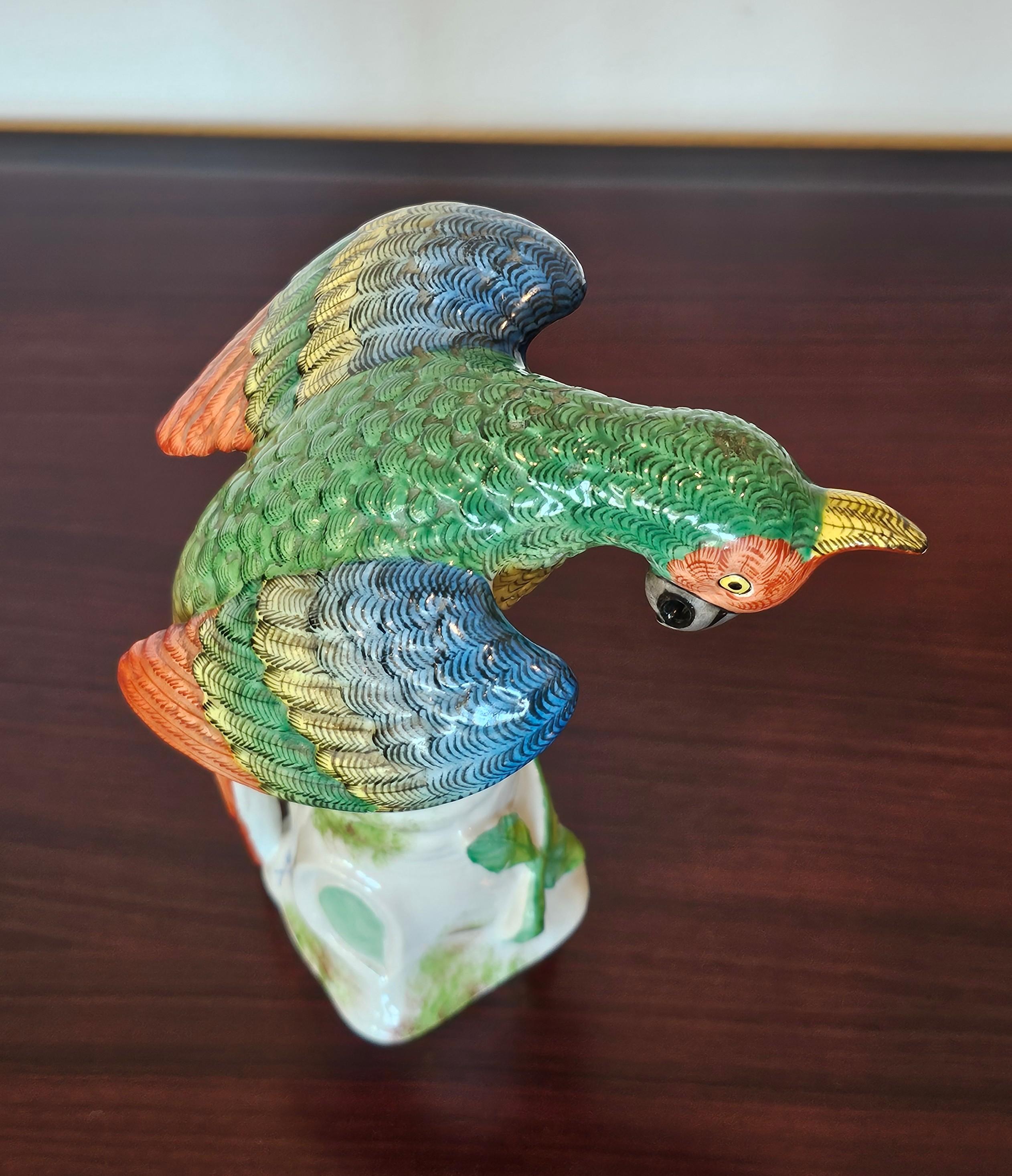 Antique French Paris Porcelain Bourdois & Bloch Figura de loro estilo Meissen en Bueno estado para la venta en Forney, TX