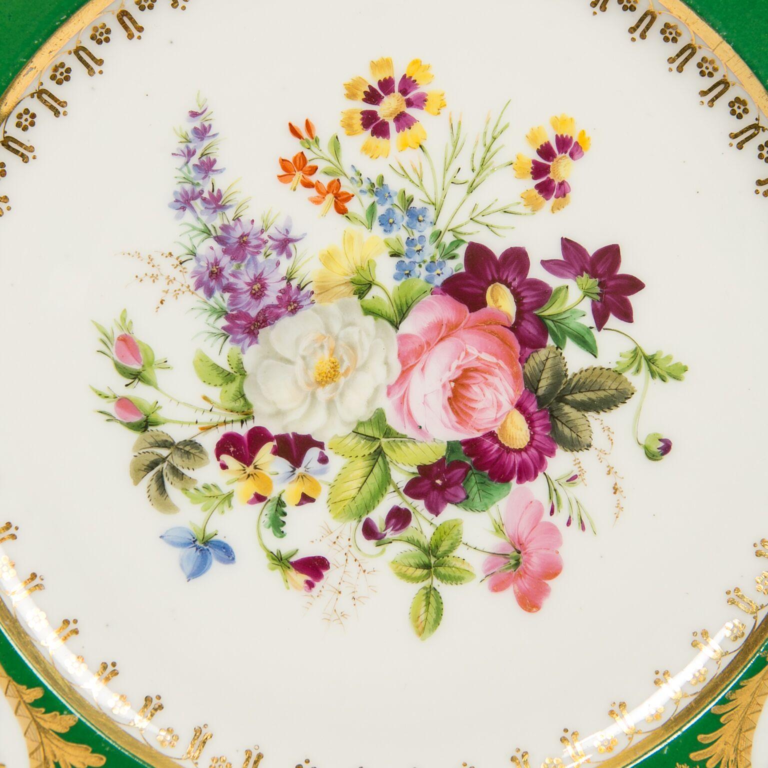 WHY WE LOVE IT: 
Most people save the best for a large group. This is a perfect excuse to use the finest porcelain for four.
We are happy to offer four outstanding hand painted French dishes made by the Feuillet Atelier. The dishes were made in