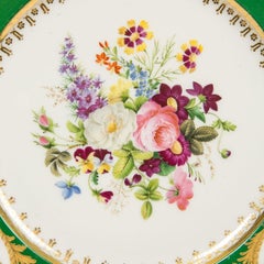 Antique French Paris Porcelain Dishes a Set of Four, Early 19th Century
