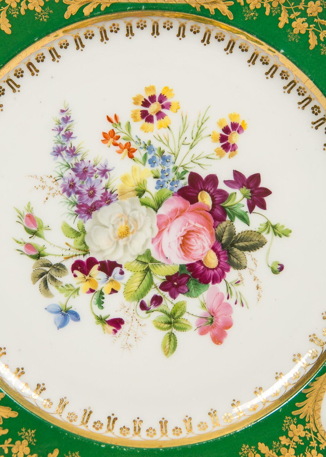 french porcelain plates