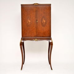Antique French Parquetry Cocktail Drinks Cabinet