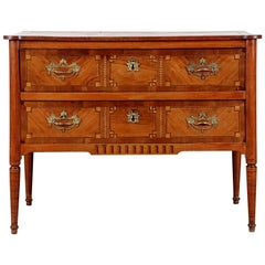 Antique French Parquetry Commode in the Neoclassic Manner