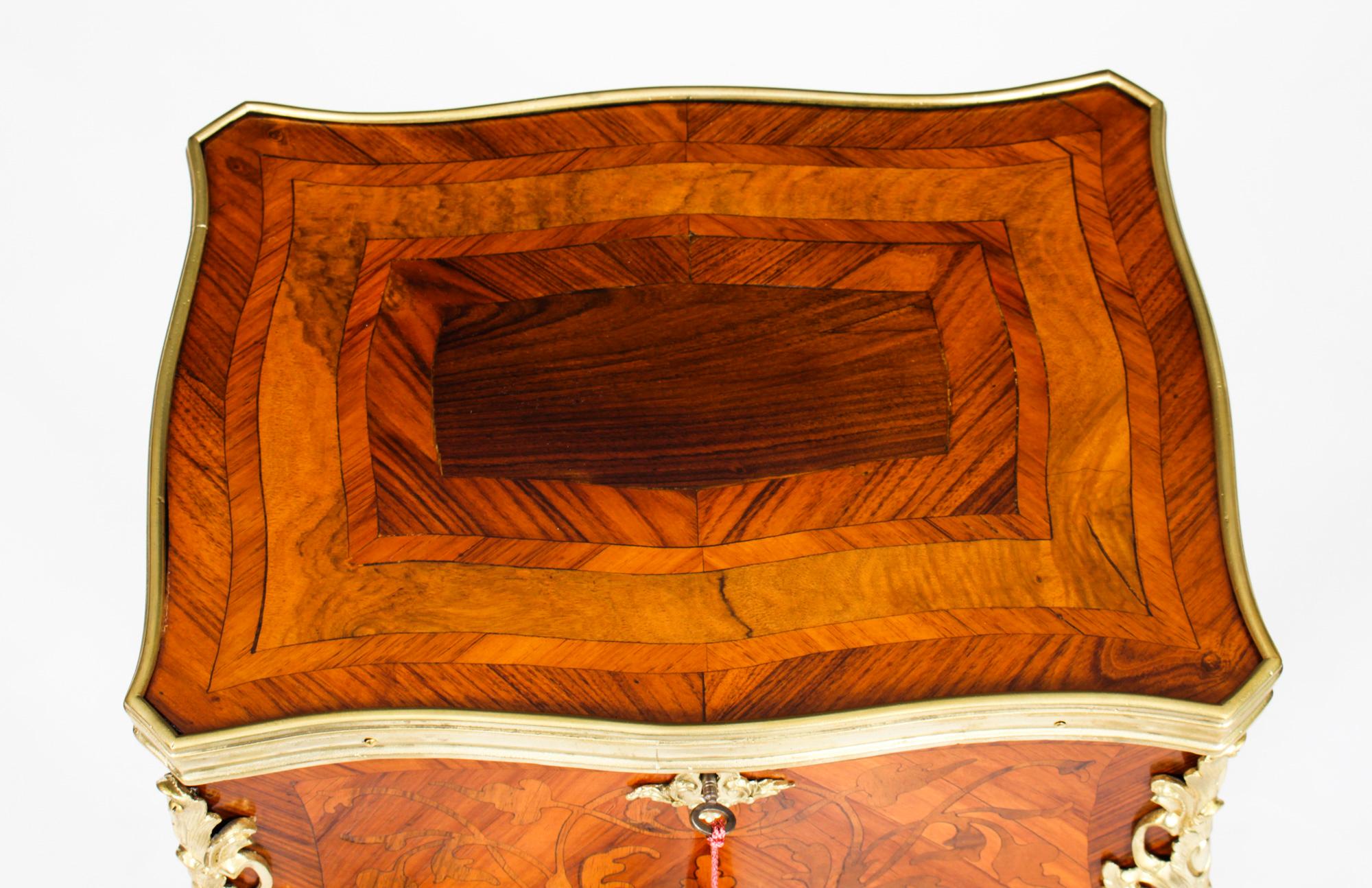 Antique French Parquetry & Marquetry Occasional Table 19th C In Good Condition For Sale In London, GB