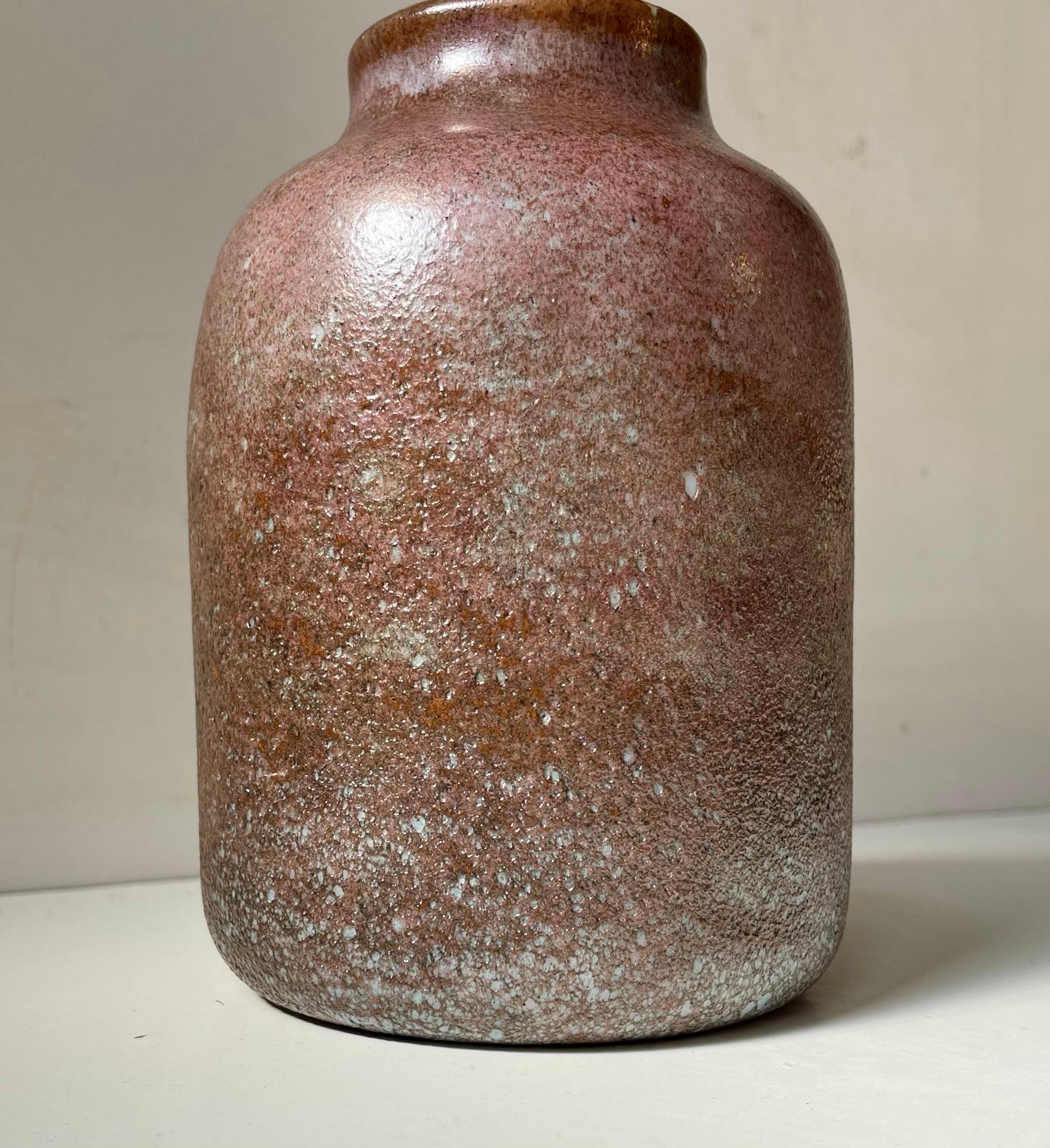 Vetro artistico Vaso di pasta francese antico in vetro artistico colorato in vendita
