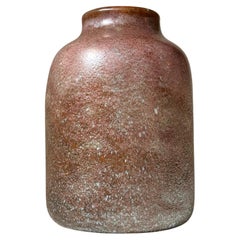 Antique French Paste Vase in Colored Art Glass