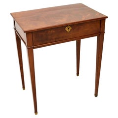 Antique French Period Walnut Side / Writing Table