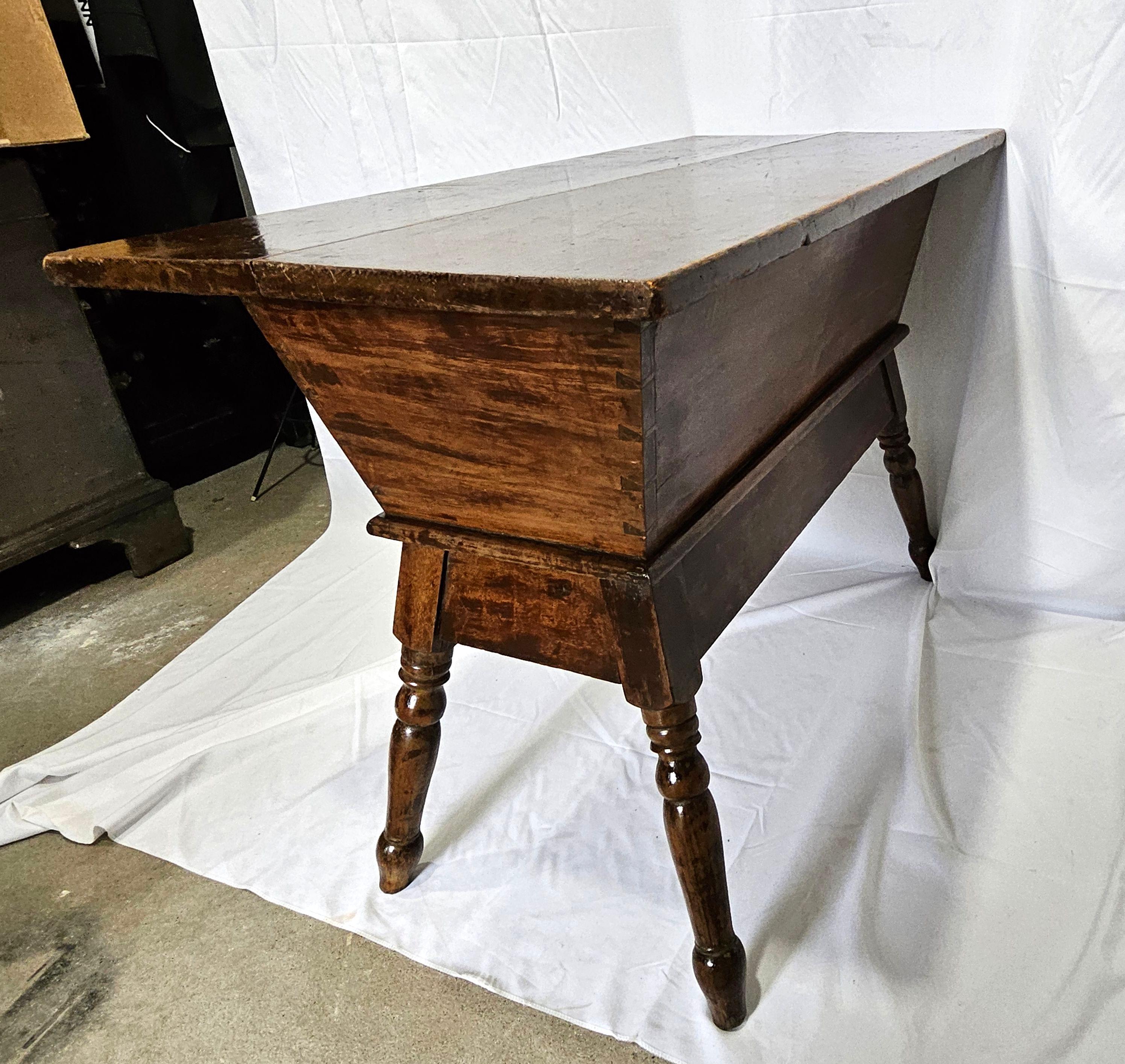 Antique French Petrin Dough Table For Sale 5