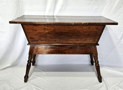 Antique French Petrin Dough Table