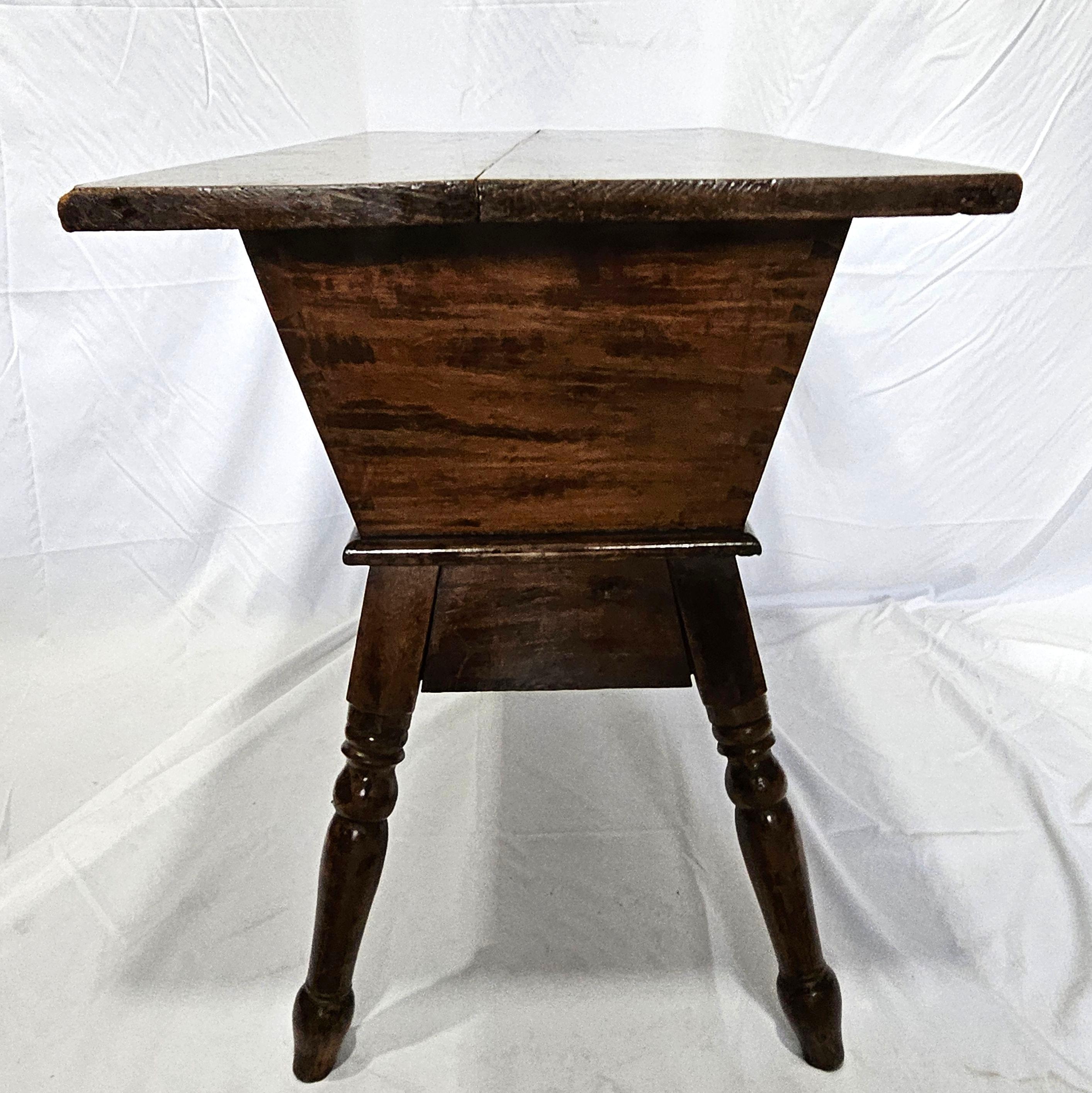 Antique French Petrin Dough Table For Sale 3