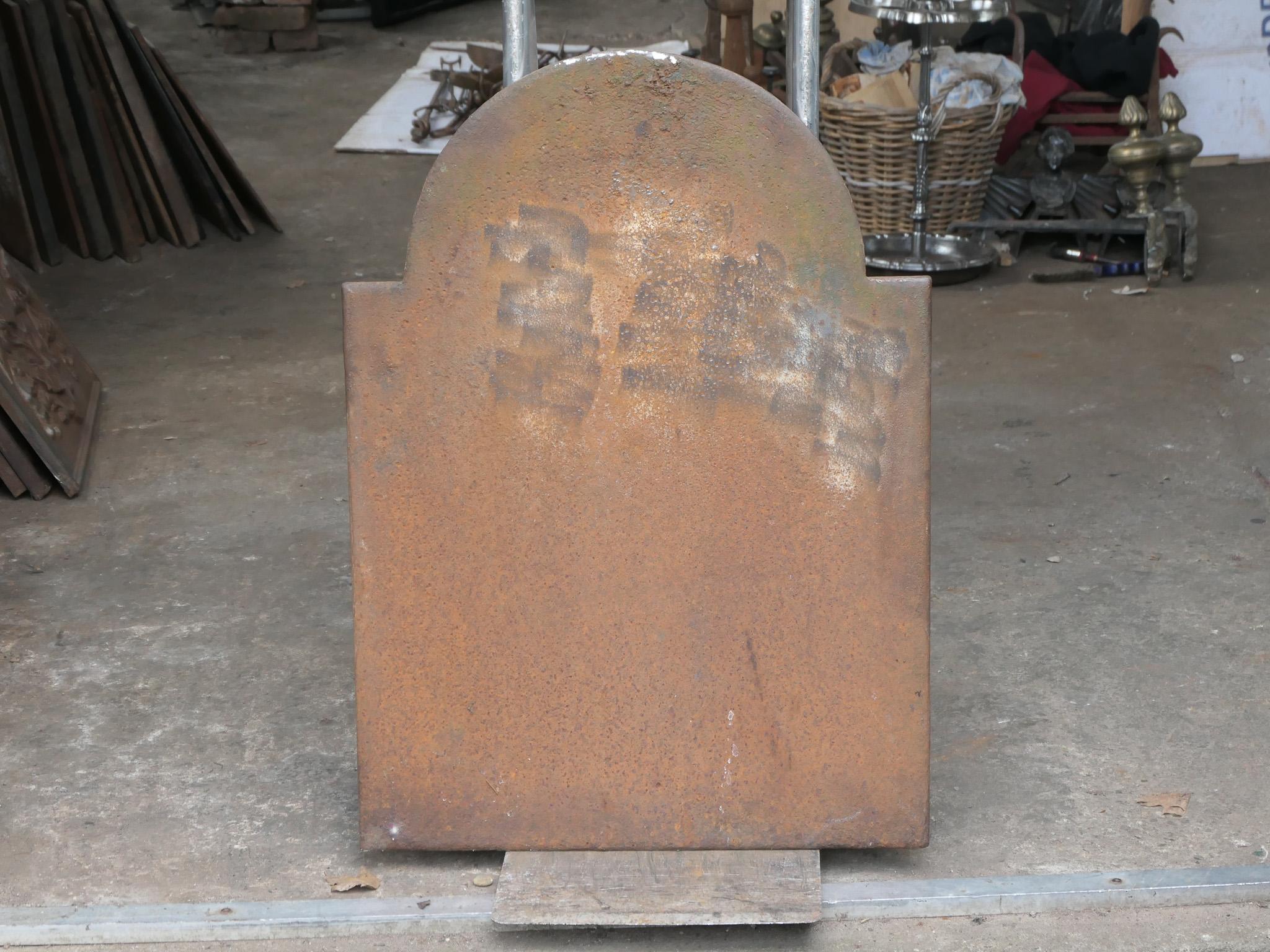Antique French 'Pillars of Freedom' Fireback / Backsplash, 18th - 19th C. For Sale 5