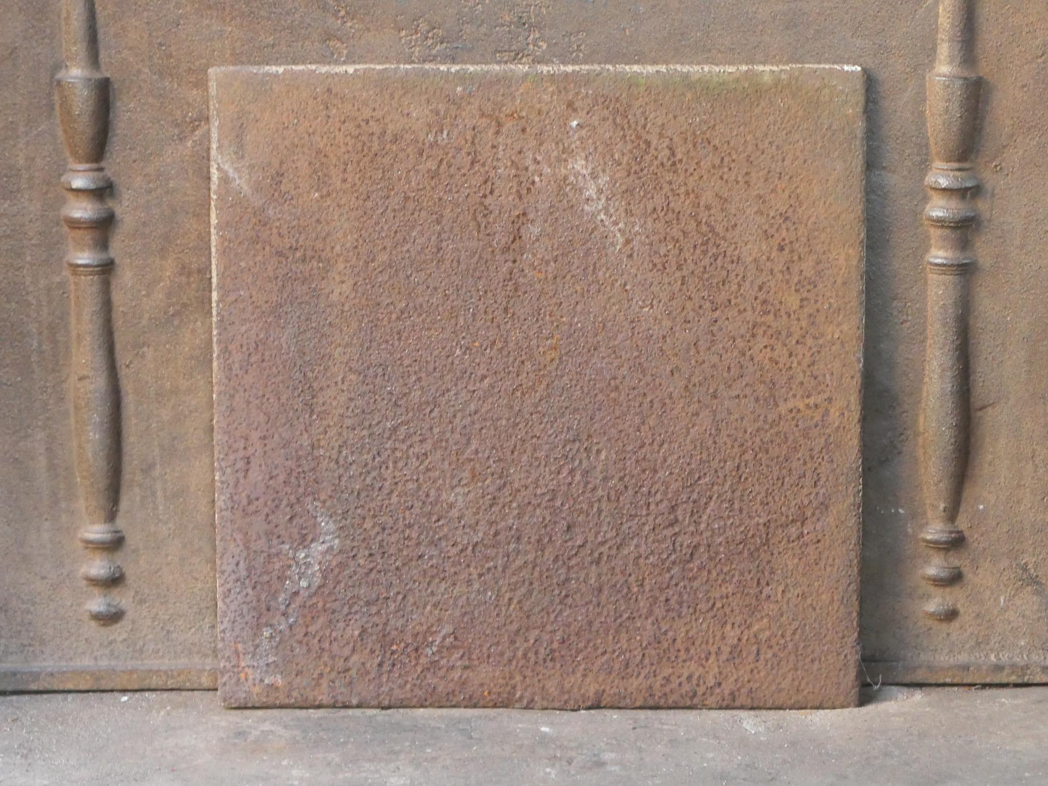 Antique French 'Pillars of Freedom' Fireback / Backsplash, 18th - 19th C. For Sale 5