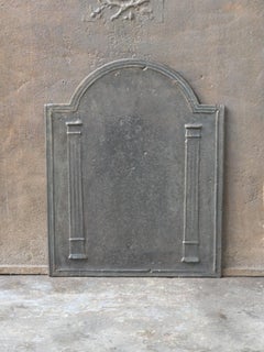 Antique French 'Pillars of Freedom' Fireback / Backsplash, 18th - 19th C.
