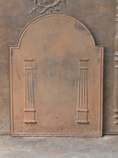 Antique French 'Pillars of Freedom' Fireback / Backsplash, 18th - 19th C.