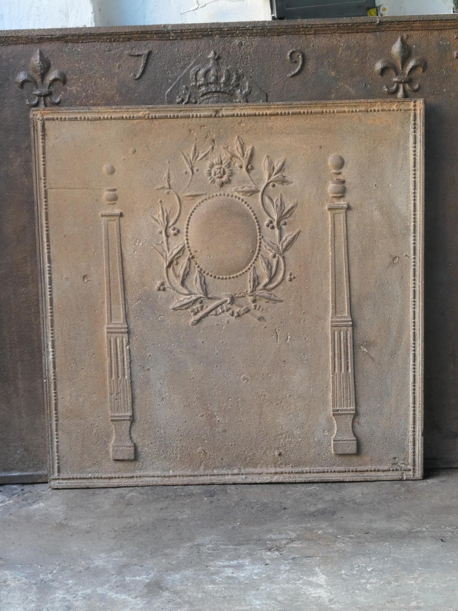 Antique French 'Pilares de la Libertad' Chimenea / Repisa, S. XVIII - XIX Neoclásico en venta